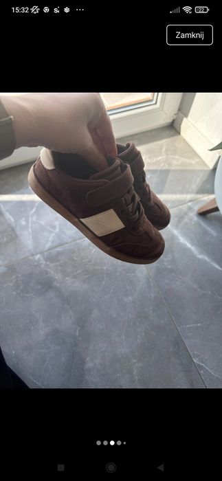 Buty zamszowe H&m 31 brązowe chlopiec