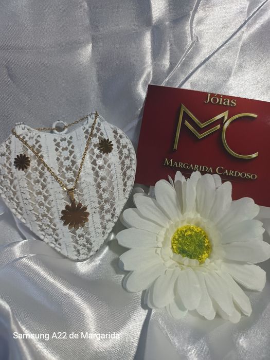 Conjunto de colar +brincos