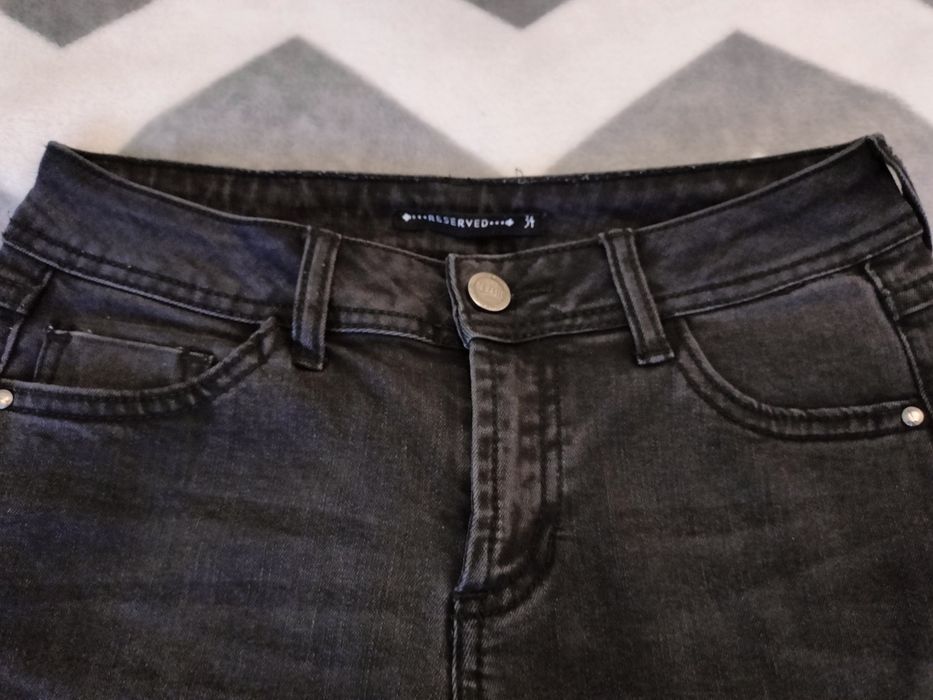 Spodnie jeansy damskie 34