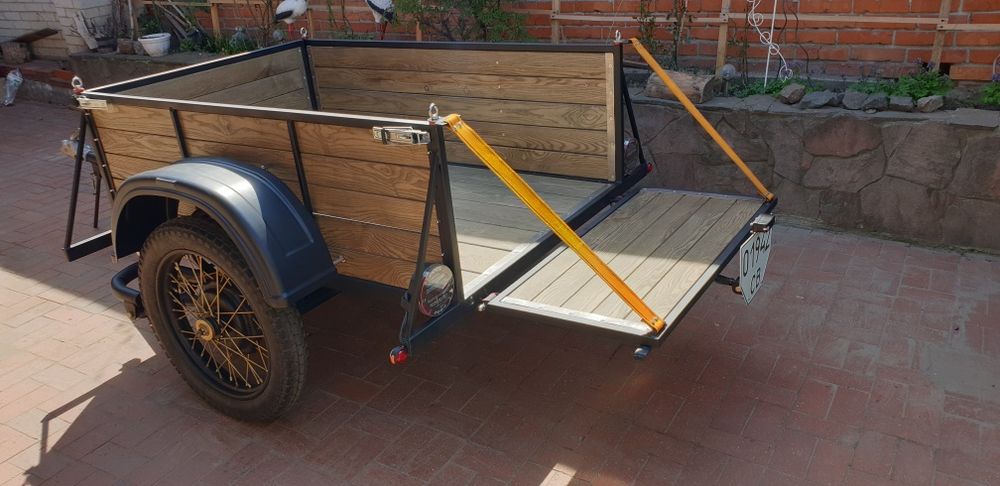 Мото авто прицеп  метал дерево нержавейка крепления