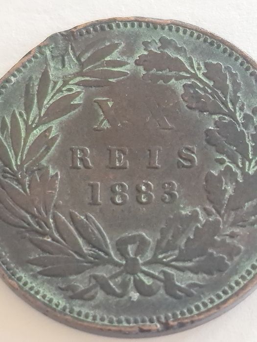 Moeda XX reis 1883