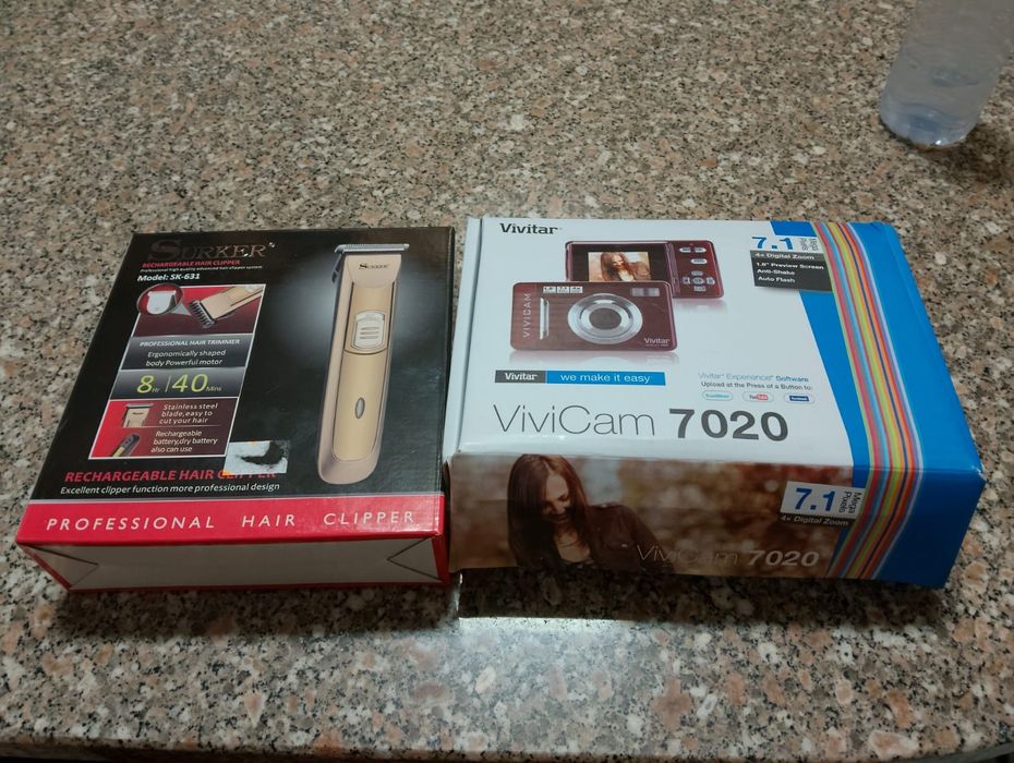 Vendo Máquina Fotográfica e máquina de cortar cabelo