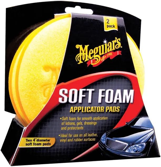 Meguiars Soft Foam Applicator Pad - pad do wosku - 1 sztuka