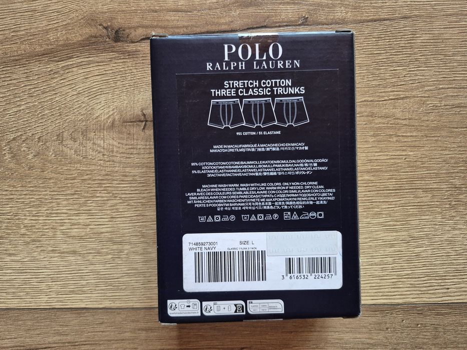 Bokserki Męskie 3pak Ralph Lauren L