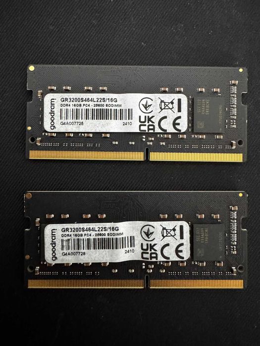 GOODRAM 32GB 2x16GB DDR4 3200MHz SO-DIMM CL22 laptop