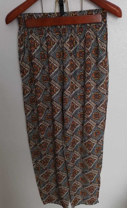 Calças estampadas