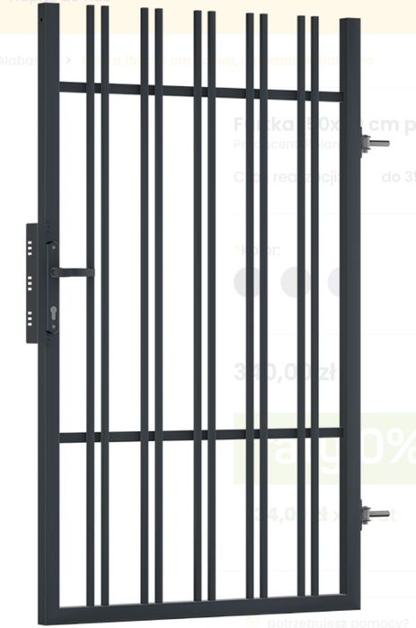 Furtka prawa 150 x 90 , * transport na terenie PL *