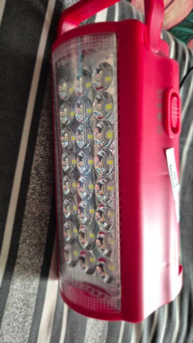 Фонарь Almina DL-2424 аккумуляторный лампа повербанк  аварийный свет