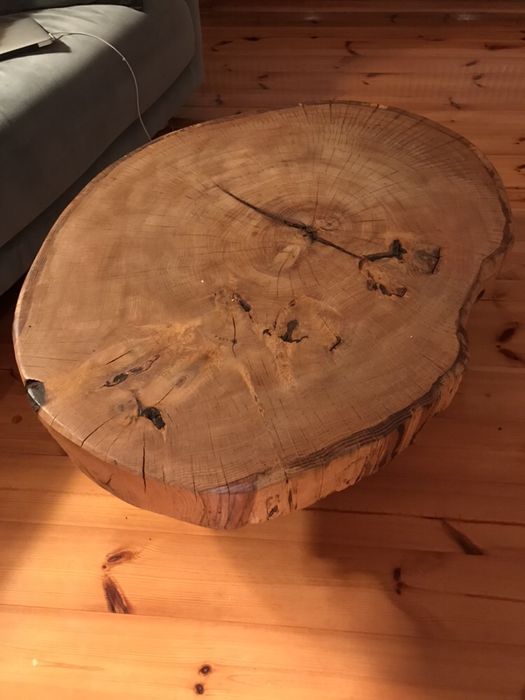 Stół z pnia dębu