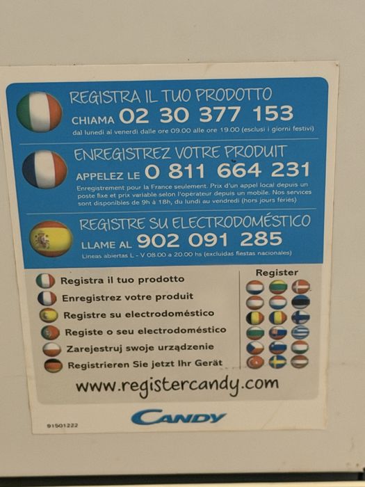Máquina lavar louça Candy classe A+