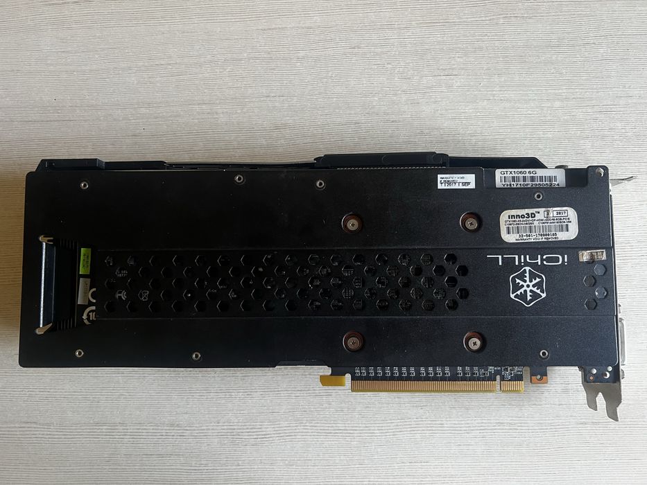 Відеокарта GTX 1060 iChiLL X3 6GB Inno3D