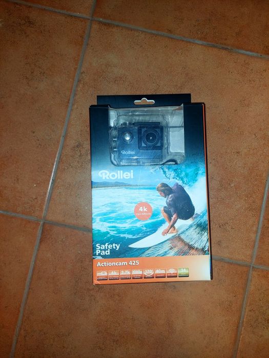 Câmara de Ação Rollei Actioncam 425 (4K, Wi-Fi, Estanque 40m) – Na Caixa