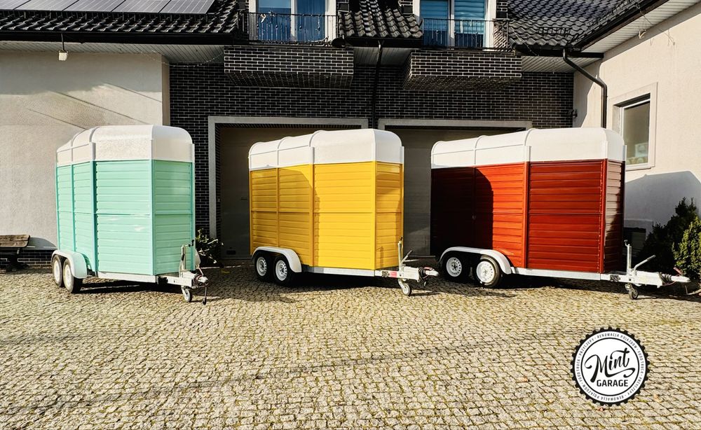 Nowa Przyczepa Gastronomiczna Retro Food Truck Kawiarnia Lodziarnia