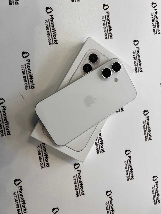 Zadbany iPhone 16 128GB 100% Biały Gwarancja PhoneWorld