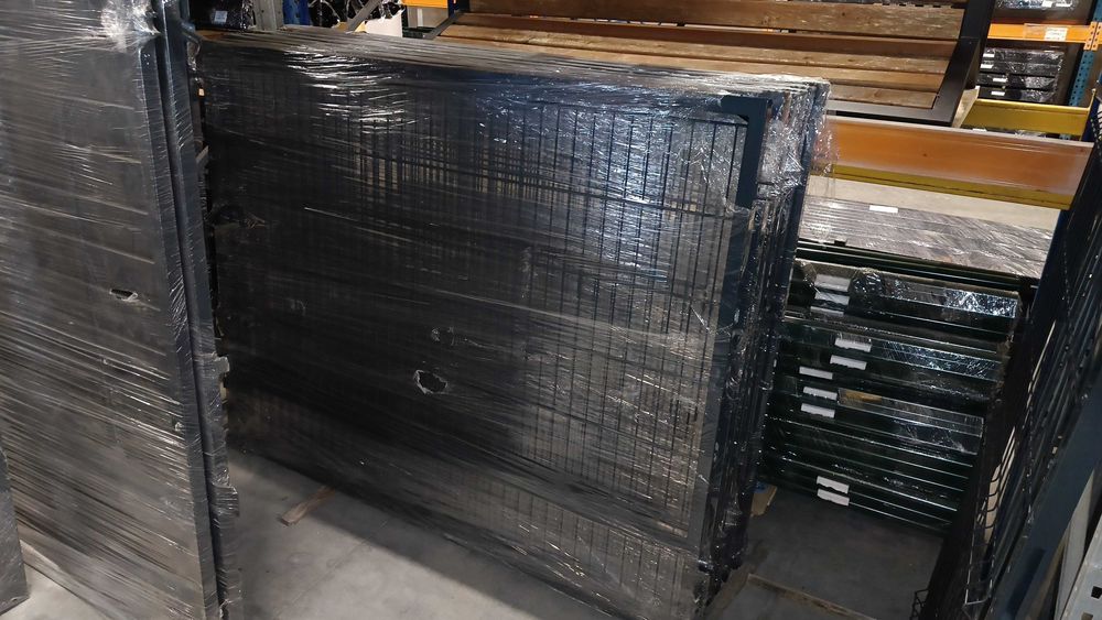 Brama skrzydłowa panelowa 2D 7016 GRAFIT  400x151cm