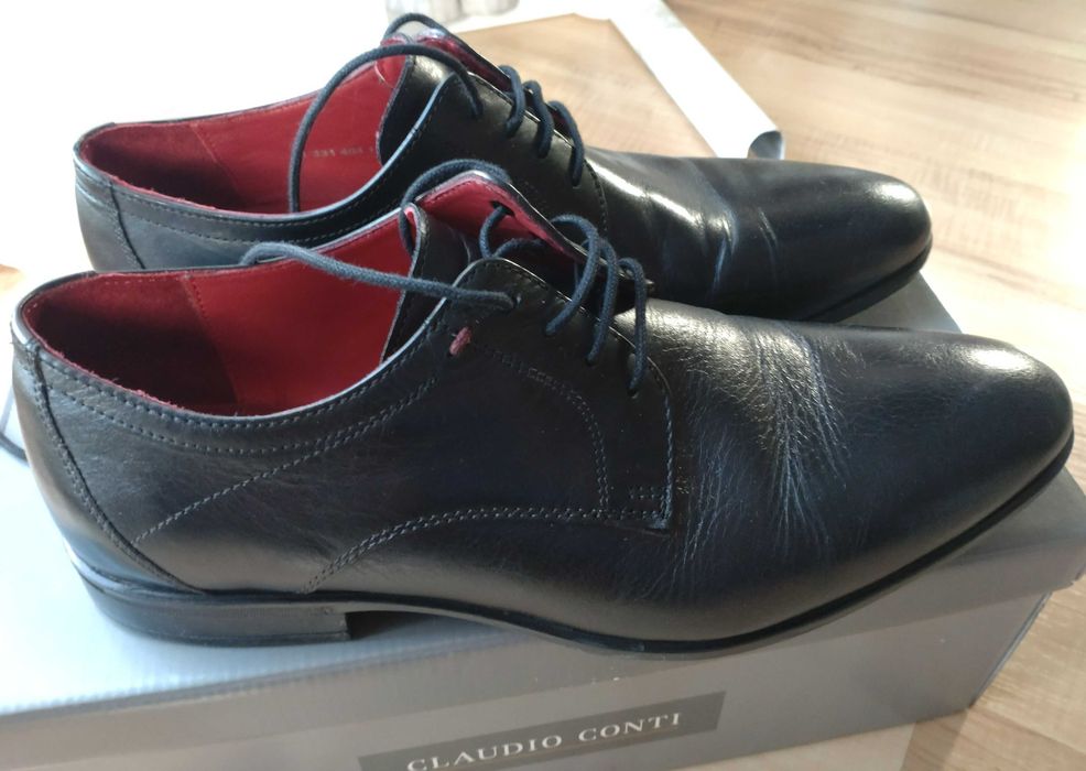 Buty CLAUDIO CONTI rozmiar 42 * skórzane * jak nowe