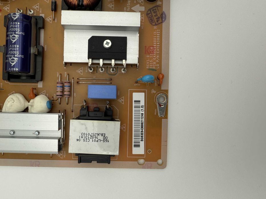 Fonte de alimentação para TV LG | EAY643888 | EAX669440