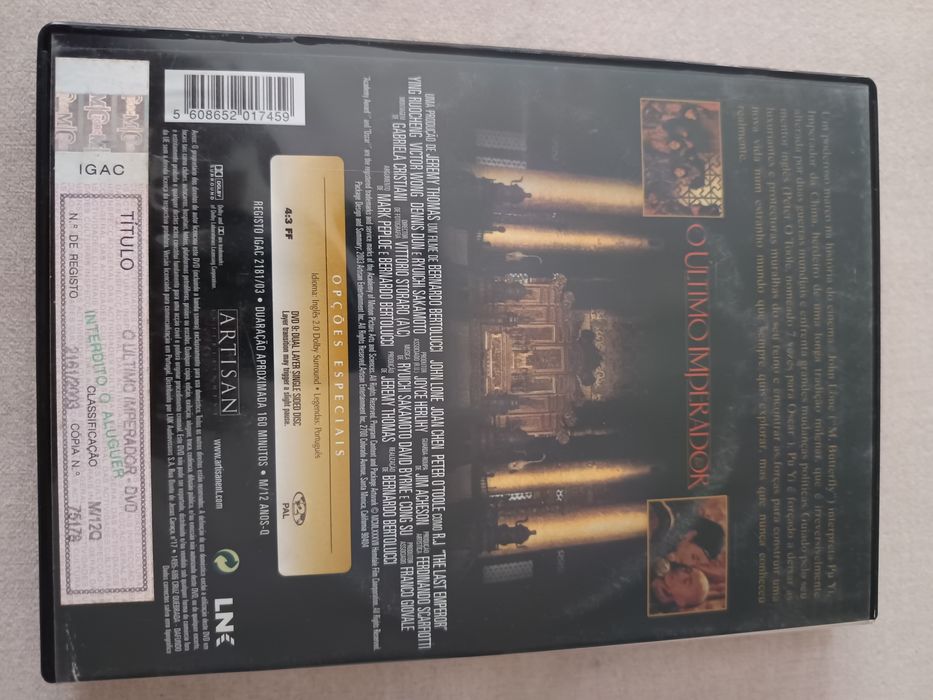 DVD o último imperador