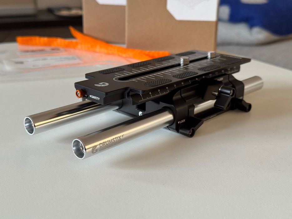 Bright Tangerine Create Baseplate Kit ROD 15mm dovetail Manfrotto/DJI