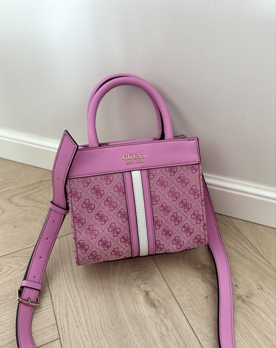 Guess Kasinta Mini Tote torebka różowa modna mini