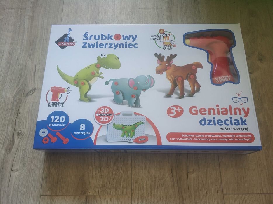 Sprzedam zabawkę Śrubkowy Zwierzyniec. Stan bdb.