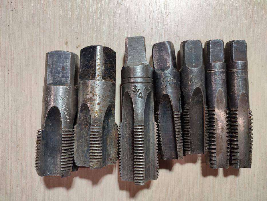 Метчики, Плашки, Развертки