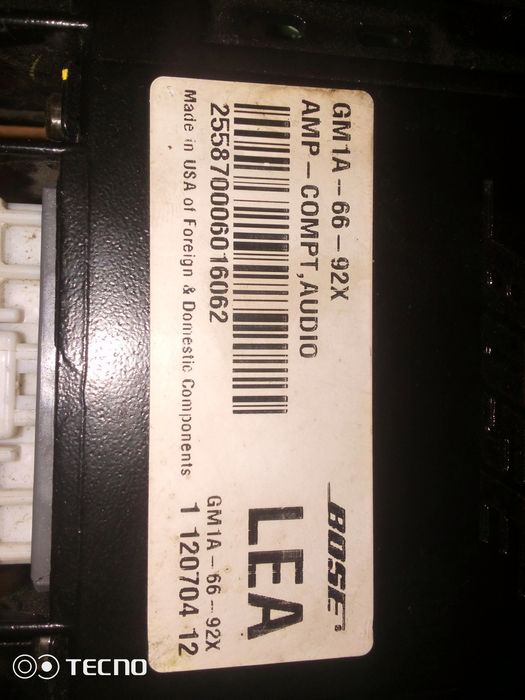 Усилитель звука BOSE MAZDA 6