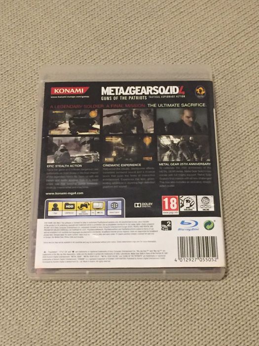 Metal Gear Solid 4 Guns Of The Patriots 25th Anniversary PlayStation 3