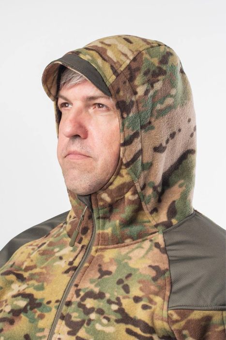 ‼️Тактична флісова кофта G10 Military мультикам