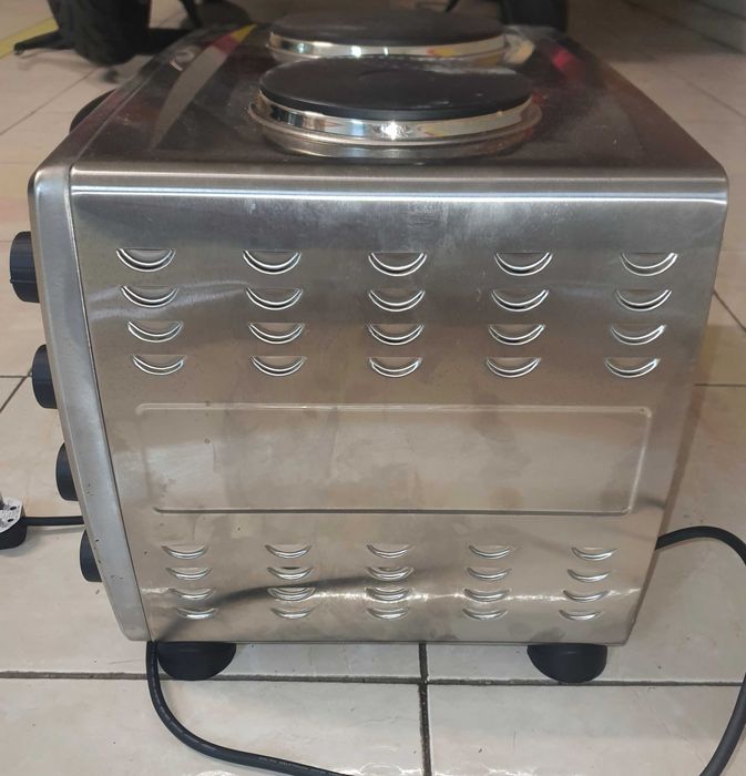 Mini forno com duas placas eléctricas