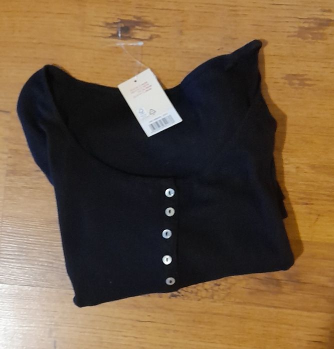 Bluzka Damska Czarna''44''/Bawełna/