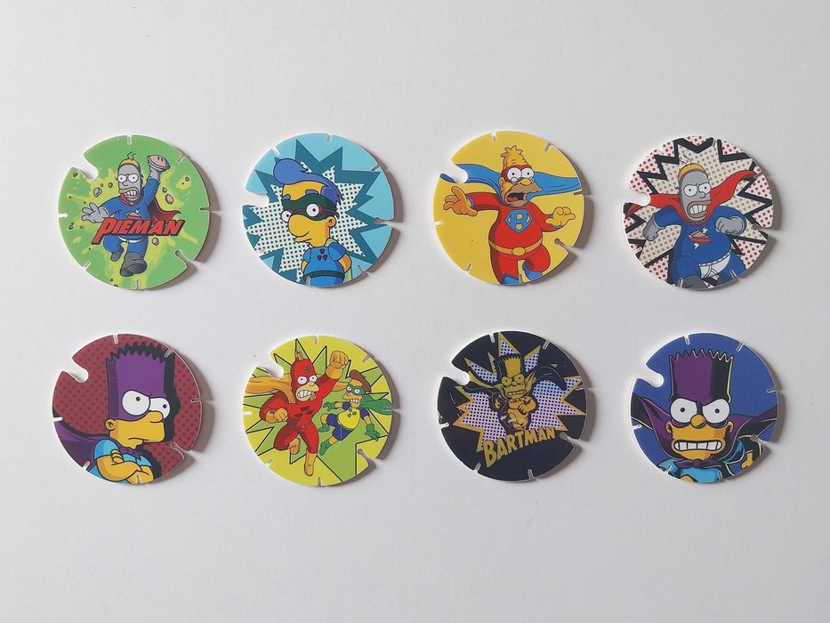 8 tazos BARTMAN The Simpsons | Cheetos lote ou venda a vulso
