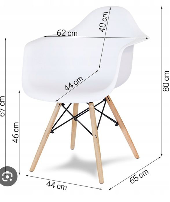 Krzesło skandynawskie Milano