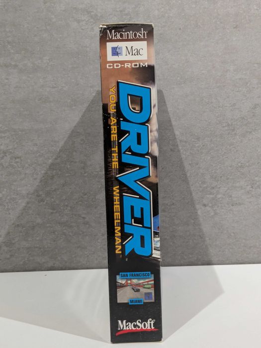 DRIVER You Are the Wheelman BIG BOX gra Macintosh Mac iMac MacSoft USA