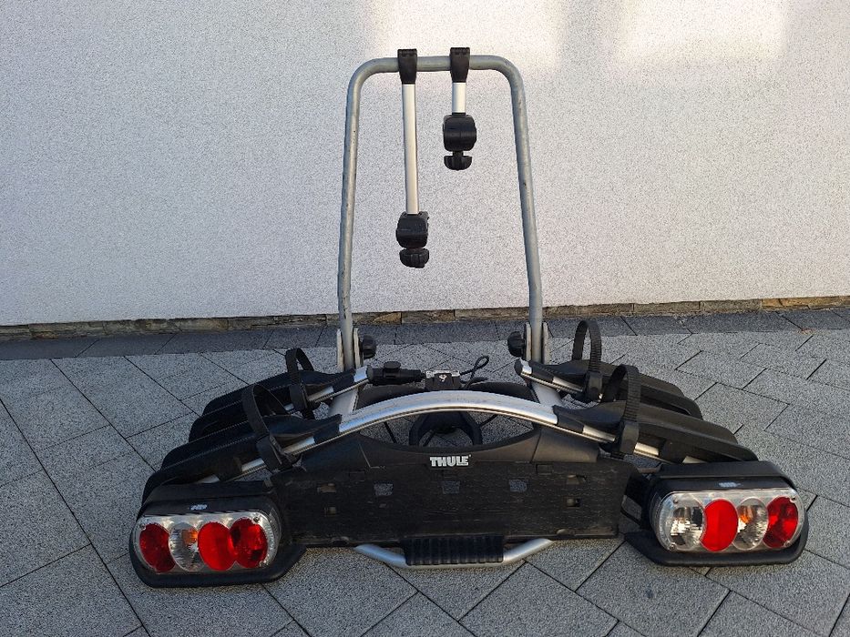 Platforma na hak thule. Bagażnik rowerowy na hak. Thule Euroway 920