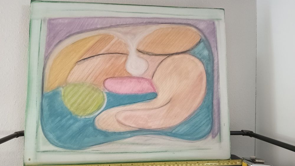 Quadro pintado a óleo