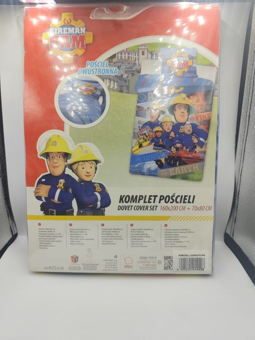 NOWA Dziecięca pościel Strażak Sam bawełna 160x200 + 70x80