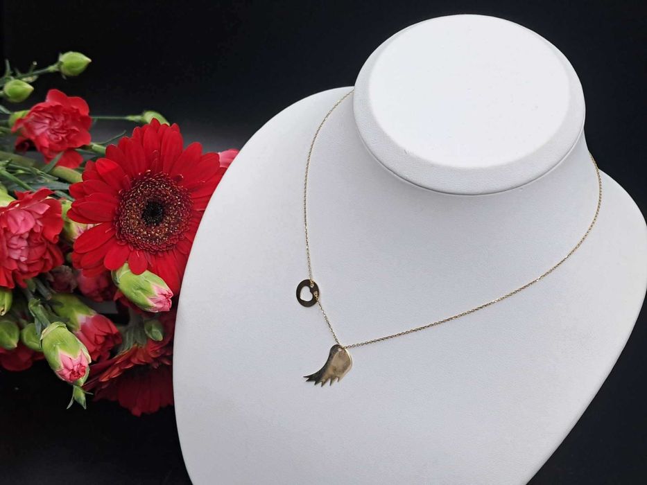 ZŁOTY ŁAŃCUSZEK Celebrytka 1,82 GR. Próba: 585 Roz. 43 Komis Redi