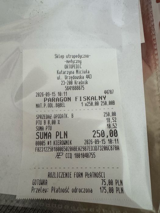 Vitea Care Materac przeciwodlezynowy VCM202, prawie nowy