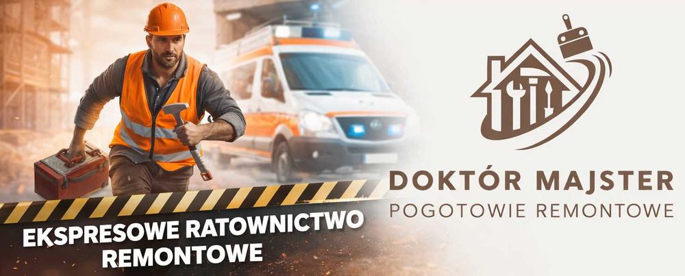 DOKTÓR MAJSTER POGOTOWIE REMONTOWE – całodobowe usługi budowlane