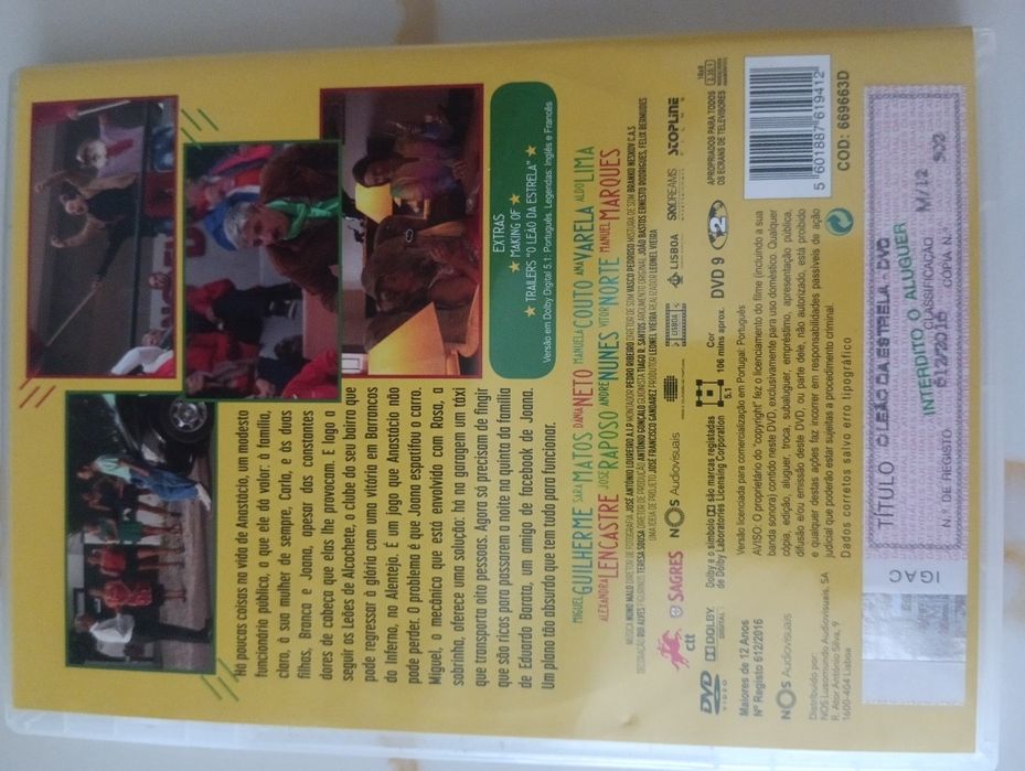 DVD o leão da estrela