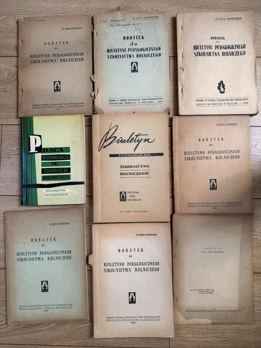 Biuletyn Pedagogiczny Szkolnictwa Rolniczego kata 60te