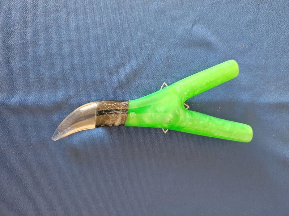 Rapés / Kuripe em resina cristal