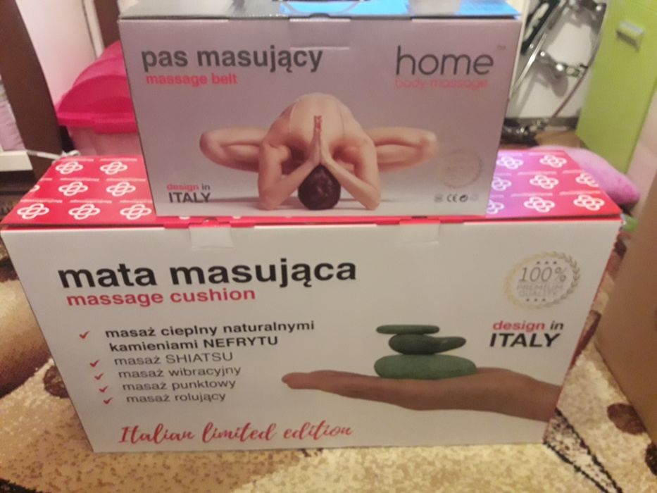 Mata masujaca oraz pas masujacy