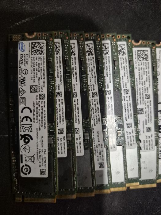 Dysk SSD M2 Nvme 256GB Intel