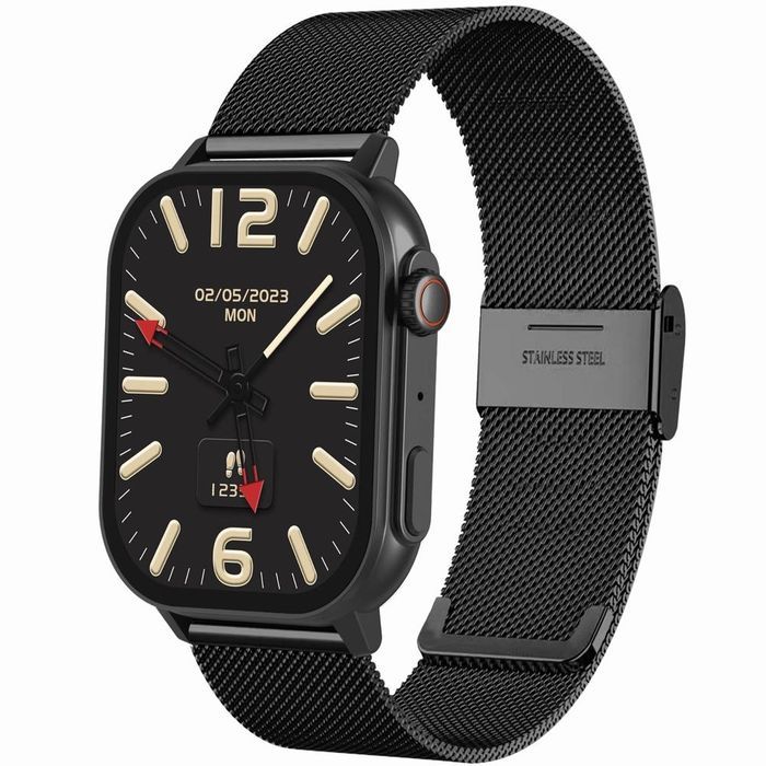 Smartwatch Gravity GT15-3 Czerwony Pasek  + Czarna Bransoleta