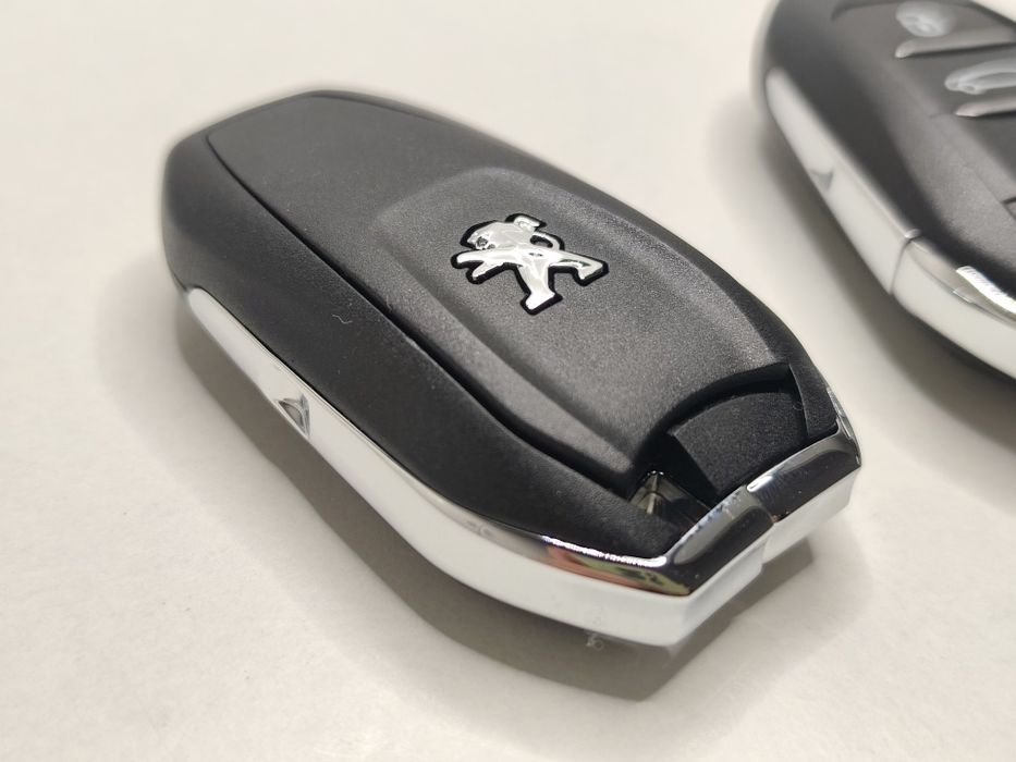 Carcaça Chave Comando Peugeot Citroen 208 308 508 2008 3008 5008 C3 C4 C5 Aircross 3 Botões Keyless Inteligente Novo