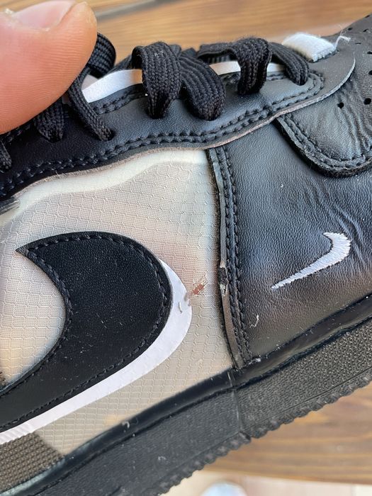 Nike air force 1 React black