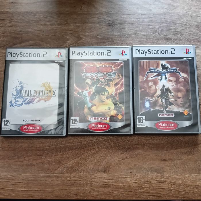 Tekken 5 Soul calibur lll Final Fantasy X ps2