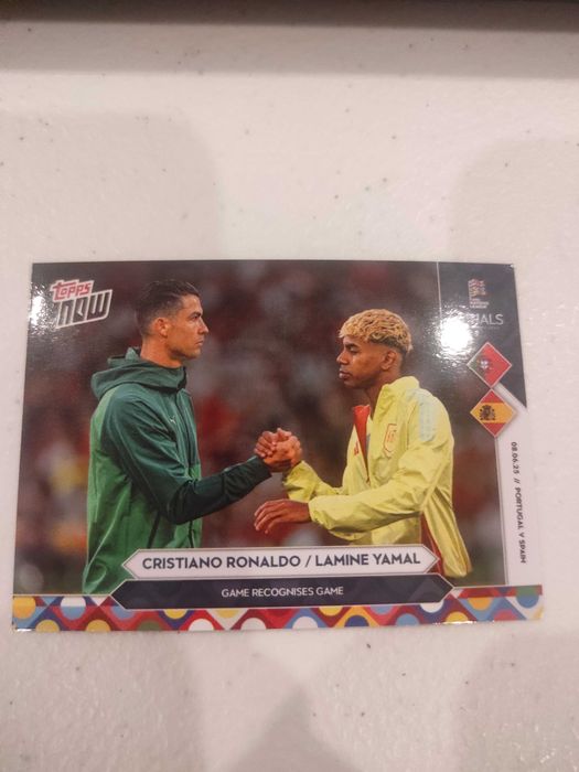 Card Cristiano Ronaldo/ Lamine Yamal
